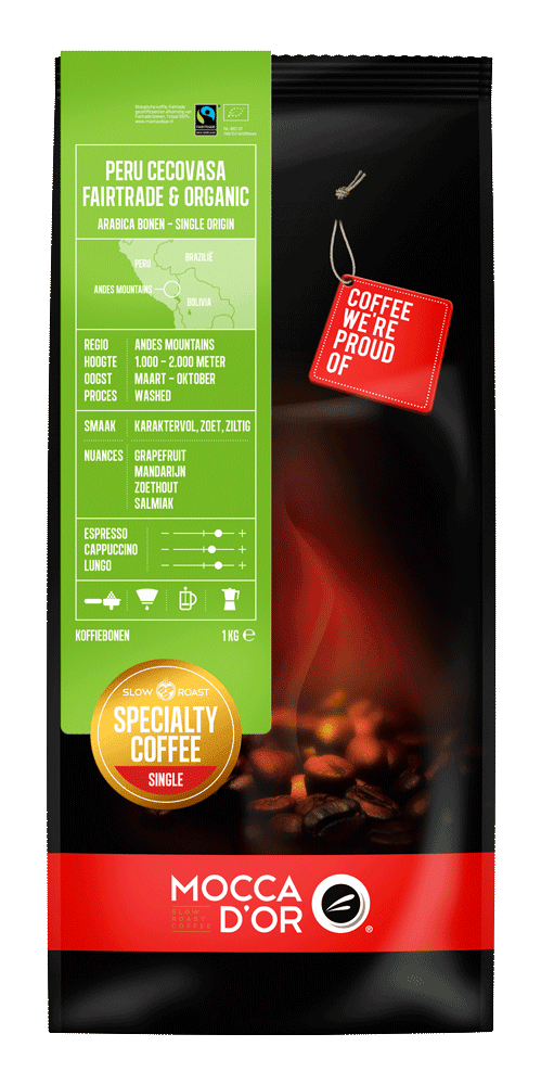 Rich, aromatisch single origin koffie uit Peru, perfect voor de echte koffieliefhebber. Bewaar de kwaliteit en geniet van premium specialty koffie van De Heeren van 17.