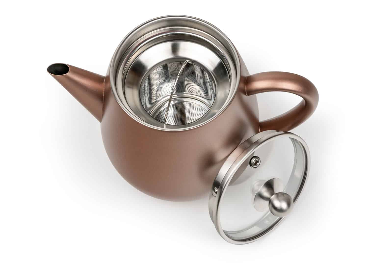 Modern waterkoker met roestvrij stalen binnenkant en roestvrij handle, ideaal voor snel en efficiënt koken van water, perfect voor keukens gericht op kwaliteit en design.