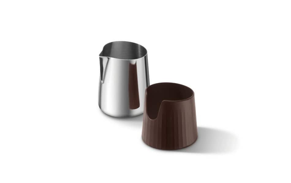 Elegant melkopschuimer set met roestvrij staal en kunststof, ideaal voor koffie- en cappuccinofans, handmatig en stijlvol design, perfect accessoires voor barista's, De Heeren van 17.