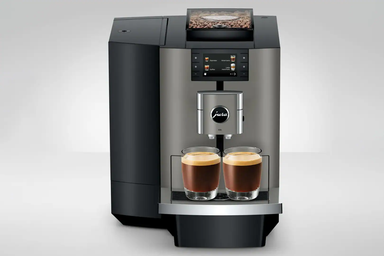 Gezellige koffieautomaat voor professionele espresso en cappuccino bij De Heeren van 17.