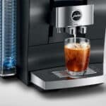 Haardreiche espresso en koffiemachine met vers de heeren van 17, ideaal voor professioneel gebruik en horeca.