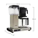 Moccamaster KBG Select Sandstone koffiezetapparaat detail, De Heeren van 17