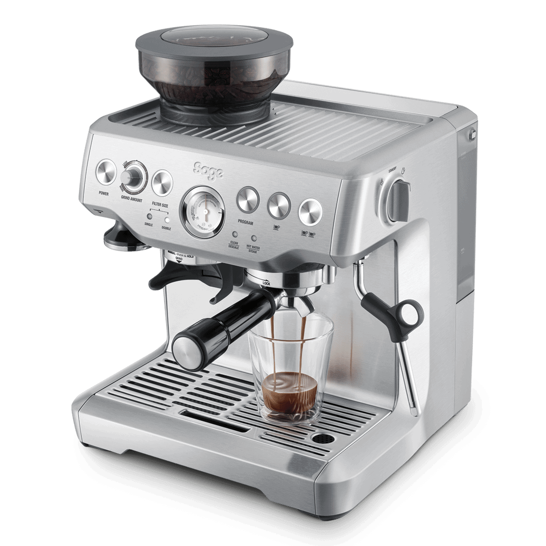 Sage Barista Express, espressomachine met geïntegreerde molen