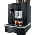 GIGA X8c Aluminium Black professionele koffiemachine met vaste wateraansluiting van JURA