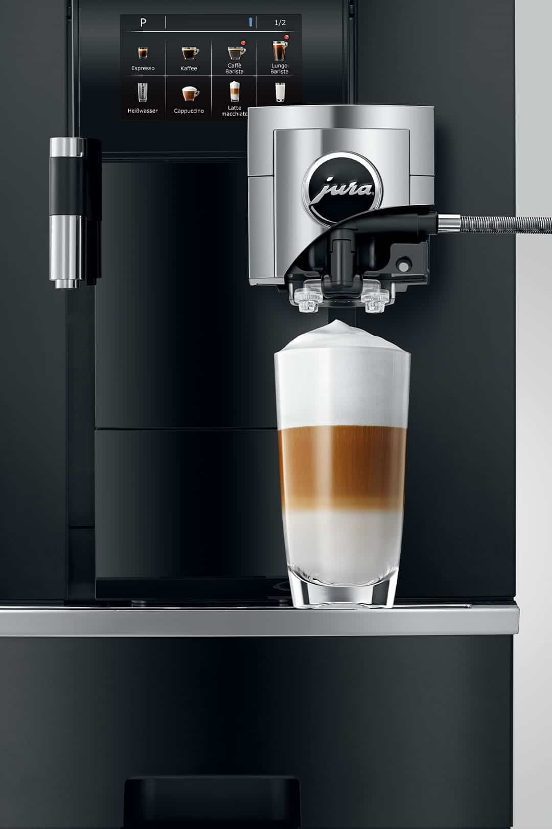 GIGA X8 Aluminium Black zet twee koppen tegelijk