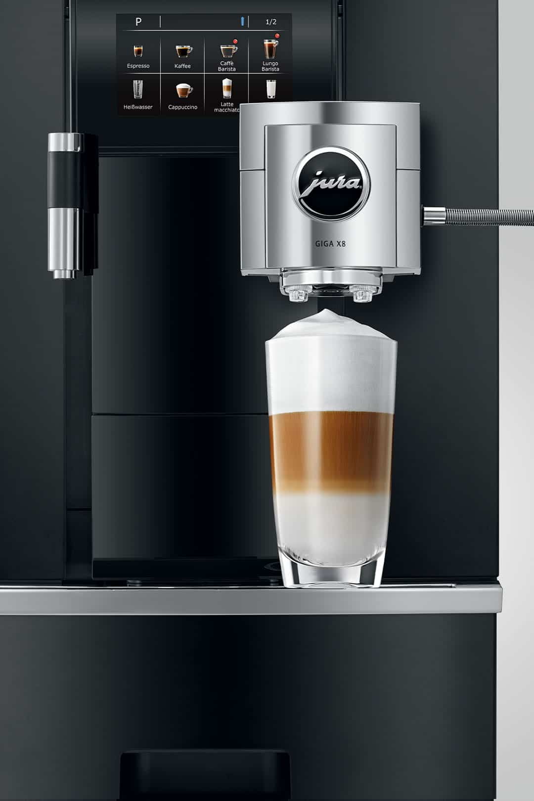 GIGA X8 Aluminium Black horecavolautomaat