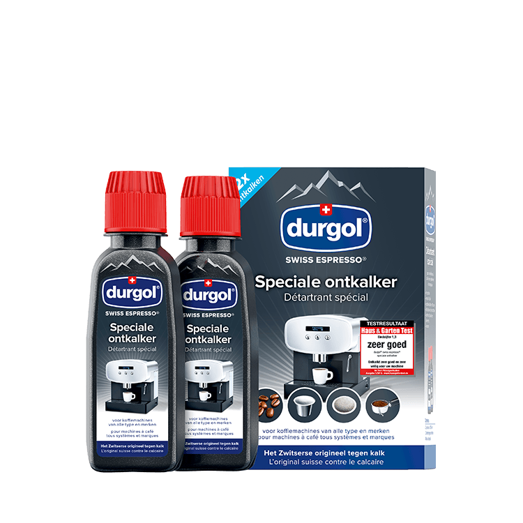 Durgol Swiss Espresso ontkalker 2x 125 ml voor koffiemachines
