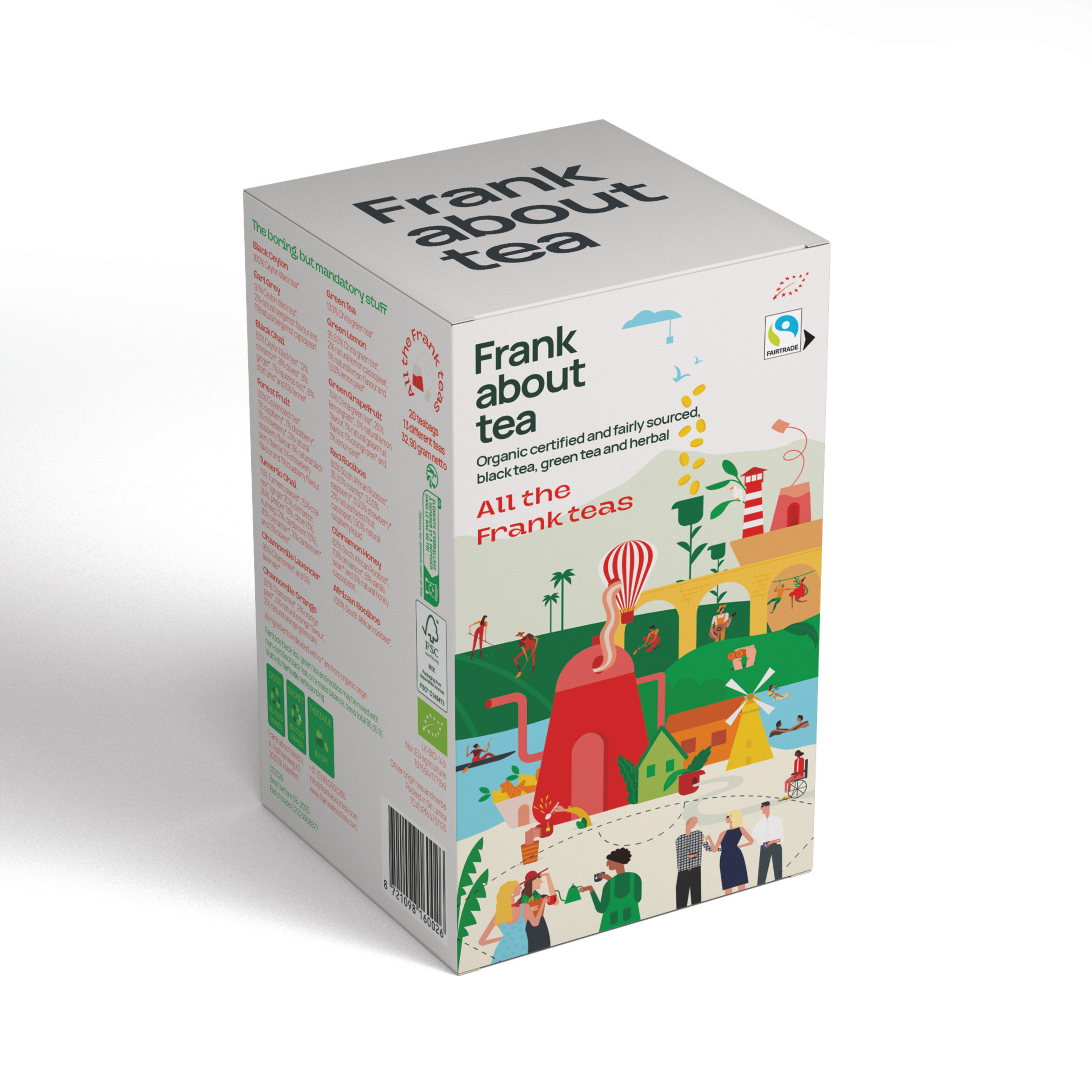 All The Frank Teas proefdoos van Frank About Tea, alle smaken uit de Tales Series, De Heeren van 17