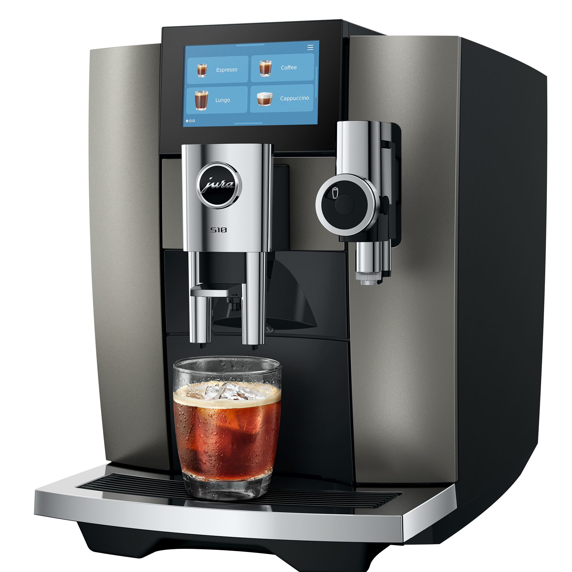 S10 Dark Inox volautomatische koffiemachine, De Heeren van 17