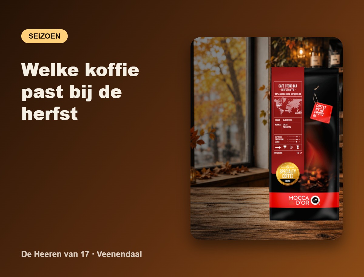 Welke koffie past bij de herfst