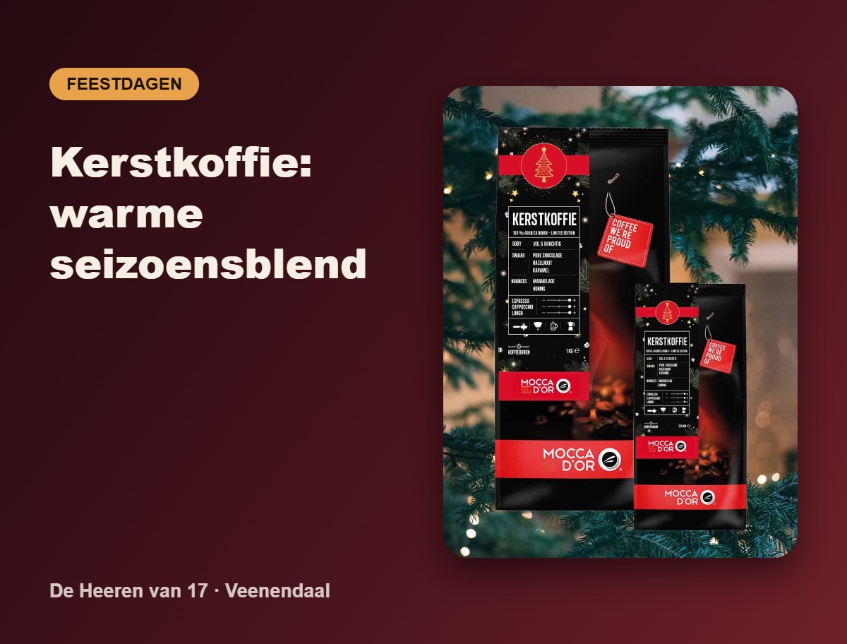 Kerstkoffie: warme seizoensblend