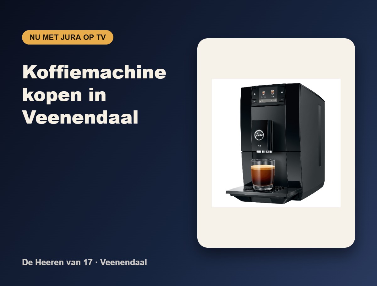Koffiemachine kopen in Veenendaal